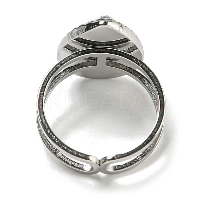304 Stainless Steel Open Cuff Rings RJEW-C079-15P-01-1