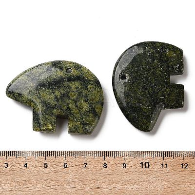 Natural Serpentine Pendants G-T144-08F-1