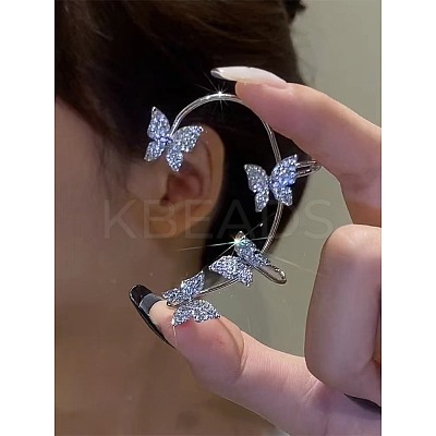 Fashionable Tassel Brass Cuff Earrings WGDF8A9-01-1