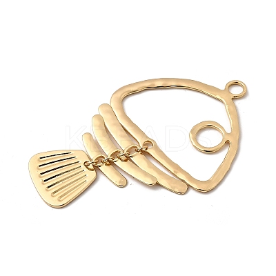 Brass Big Pendants X-KK-P321-01H-G-1