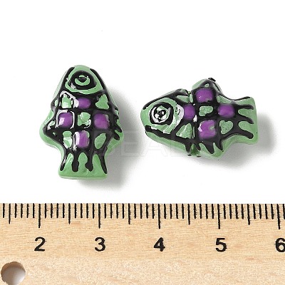 Baking Paint Glass Enamel Beads BLOW-D300-03B-1