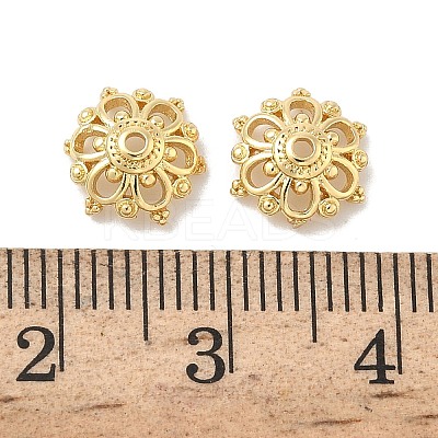 Brass Bead Caps KK-B166-17G-1