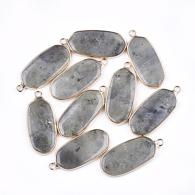 Natural Labradorite Pendants X-G-T112-23A-1
