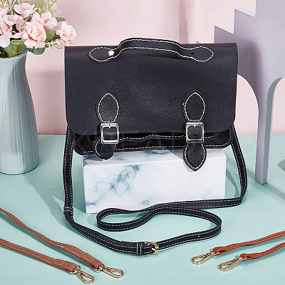 3Pcs 3 Colors PU Leather Adjustable Bag Handles DIY-WR0003-36A-1