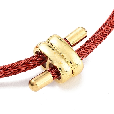 Braided Steel Wire Bracelets Making BJEW-H610-02G-02-1