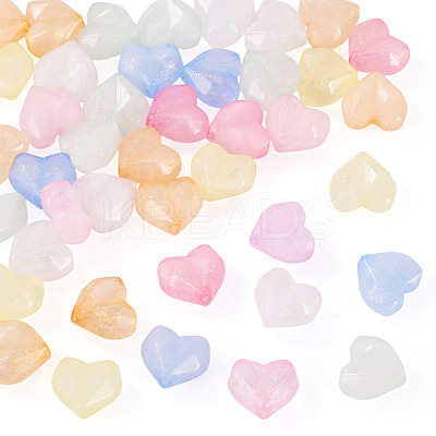 Luminous Transparent Acrylic Beads LACR-TA0001-07A-1