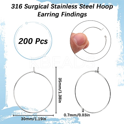 316 Surgical Stainless Steel Wine Glass Charms Rings STAS-SC0007-26P-1