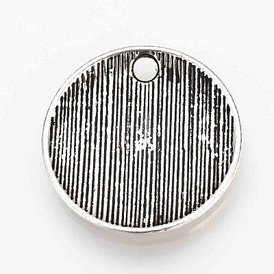 Tibetan Style Alloy Pendants X-TIBEP-Q078-22AS-RS-1