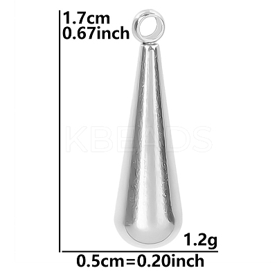 Non-Tarnish 304 Stainless Steel Pendants PW-WG2DE0D-01-1
