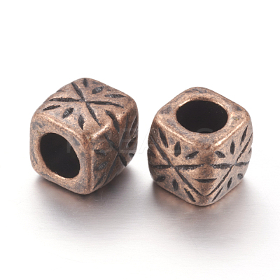 Tibetan Style Spacer Beads RLF0986Y-NF-1