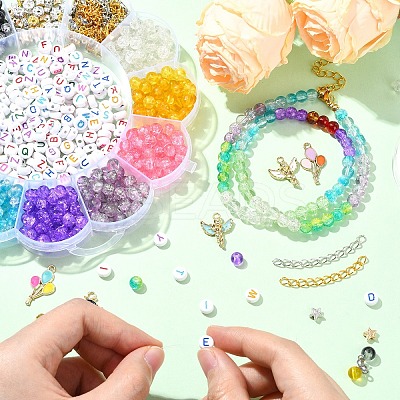 DIY Stretch Bracelet Jewelry Kits DIY-YW0011-90-1