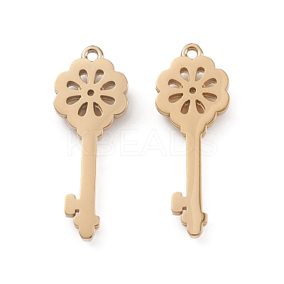 Ion Plating(IP) 304 Stainless Steel Pendant Rhinestone Settings STAS-G309-02G-1
