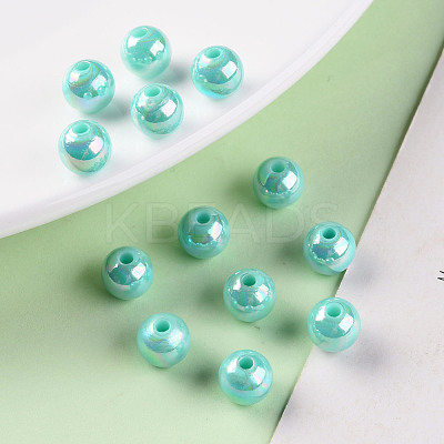 Opaque Acrylic Beads MACR-S370-D8mm-SS2107-1