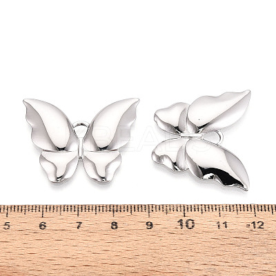 304 Stainless Steel Butterfly Pendants STAS-T069-20P-1