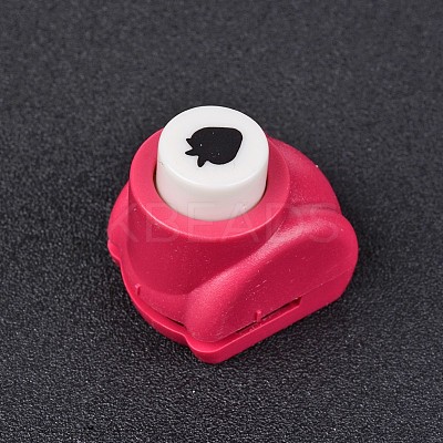 Random Single Color or Random Mixed Color Mini Plastic Craft Paper Punch Sets for Scrapbooking & Paper Crafts LS-AJEW-L051-16-1