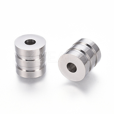 Tarnish Resistant 304 Stainless Steel Groove Beads LS-STAS-I126-05P-1