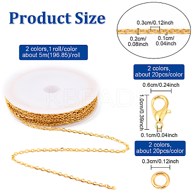 10M Iron Cable Chains DIY-YW0017-30-1