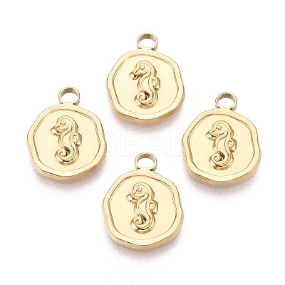 Ion Plating(IP) 304 Stainless Steel Pendants STAS-F282-07G-1