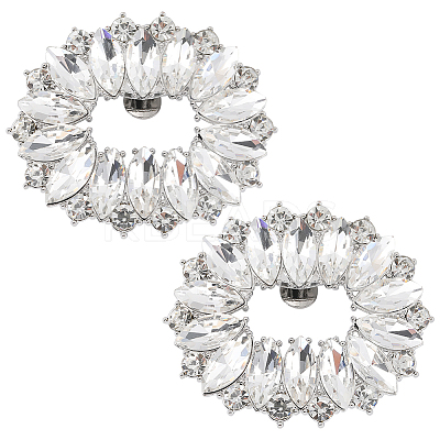 Alloy Rhinestone Shoe Decoration FIND-GF0006-01C-P-1