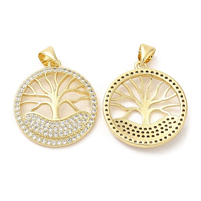 Rack Plating Brass Pendants KK-R146-10G-1
