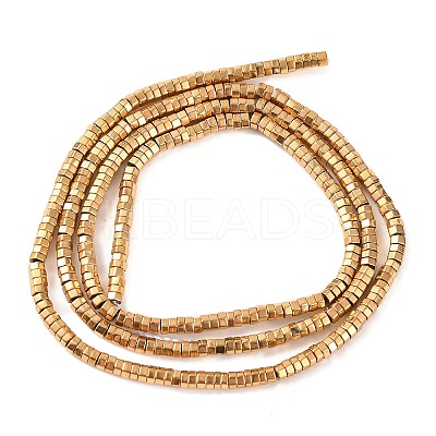 Electroplated Synthetic Non-magnetic Hematite Beads Strands G-H027-F01-01-1