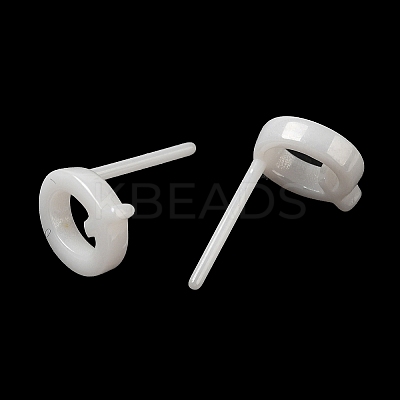 Hypoallergenic Bioceramics Zirconia Ceramic Stud Earrings EJEW-F340-04Q-1