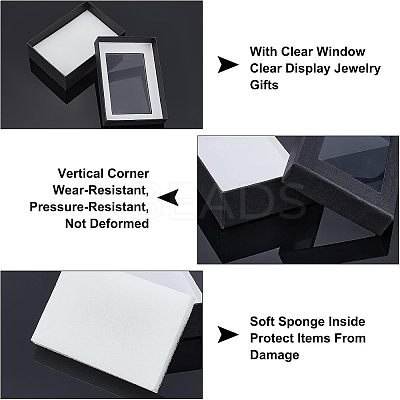 Rectangle Valentines Day Presents Packages Cardboard Jewelry Set Boxes LS-CBOX-NB0001-04-1
