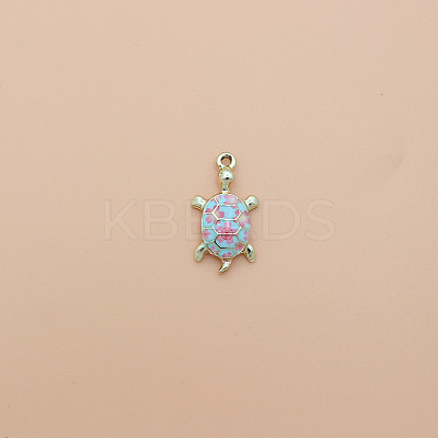 Alloy Enamel Pendants FIND-SZC0010-485-1