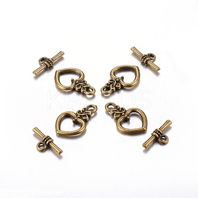 Tibetan Style Toggle Clasps X-MLF1526Y-NF-1