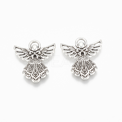 Tibetan Style Alloy Pendants X-TIBE-Q075-64AS-LF-1