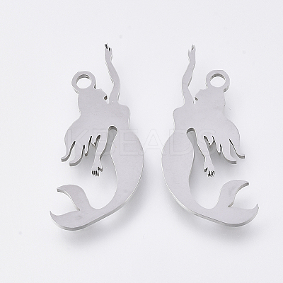 Tarnish Resistant 201 Stainless Steel Pendants LS-STAS-S110-004P-1