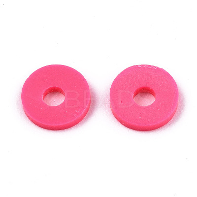 Handmade Polymer Clay Beads X-CLAY-Q251-6.0mm-79-1