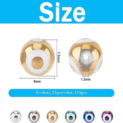 Electroplate Glass Beads EGLA-NB0001-13-1