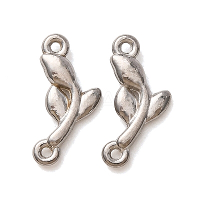 304 Stainless Steel Connector Charms STAS-N124-52P-1