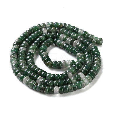 Natural Qinghai Jade Beads Strands G-K343-C31-01-1