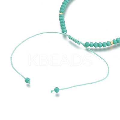 Adjustable Nylon Thread Braided Bead Bracelets BJEW-JB05528-03-1