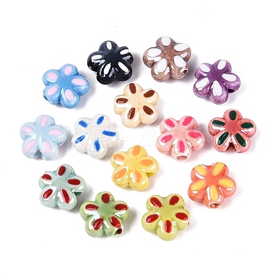 Handmade Porcelain Beads PORC-N012-10-1