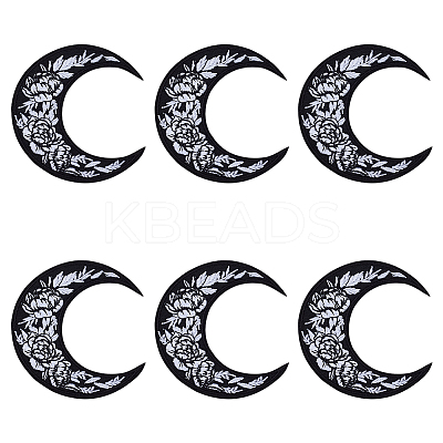 6Pcs Polyester Sew On Patches DIY-GO0002-70-1
