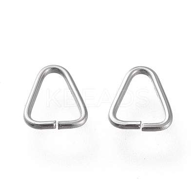 Tarnish Resistant 304 Stainless Steel Triangle Rings X-STAS-K194-26P-1