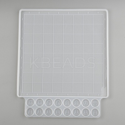 Chess Pieces & Chessboard Silicone Molds LS-DIY-J003-04-1