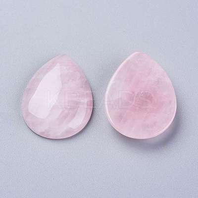 Natural Rose Quartz Cabochons X-G-E491-A-03-1
