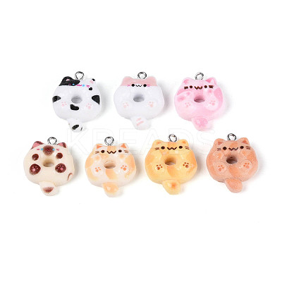 Opaque Resin Pendants RESI-N050-20P-1