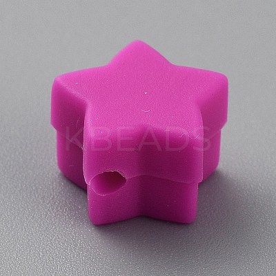 Star Silicone Focal Beads SIL-TAC0008-08C-1