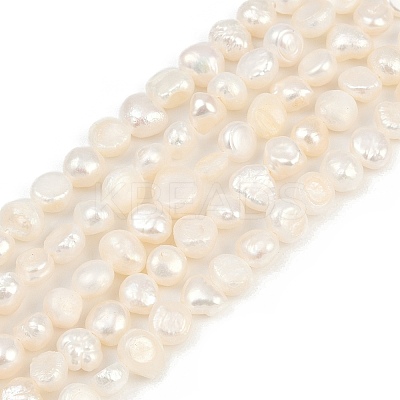 Natural Cultured Freshwater Pearl Beads Strands PEAR-P064-19G-01A-1