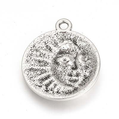 Tibetan Style Alloy Pendants TIBEP-Q064-116AS-RS-1