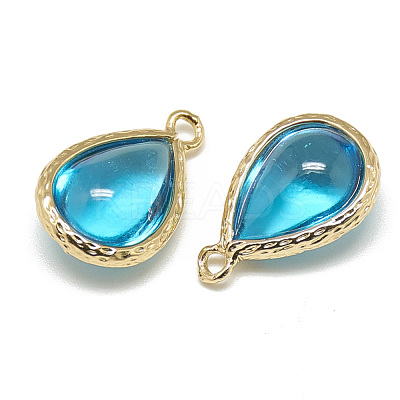 Glass Pendants X-GLAA-Q068-19A-01-1