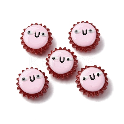 Fuuny Baking Paint Glass Enamel Beads LAMP-Q045-01C-1