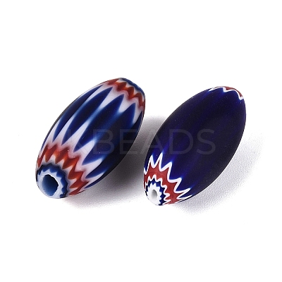 Handmade Millefiori Glass Barrel Beads LS-LA-N002-37A-1