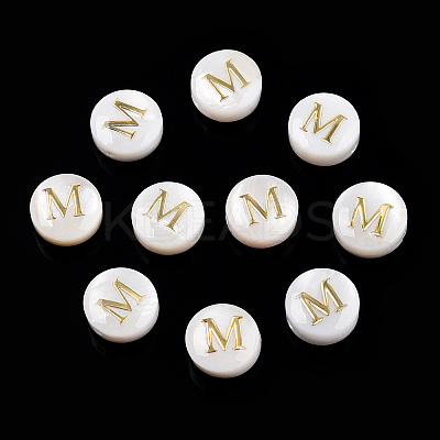 Natural Freshwater Shell Beads SHEL-N036-01M-1
