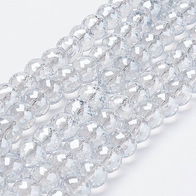 Electroplate Glass Bead Strands EGLA-P027-PL03-1